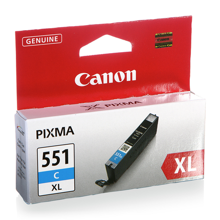 Canon Cartridge CLI-551C XL Blauw