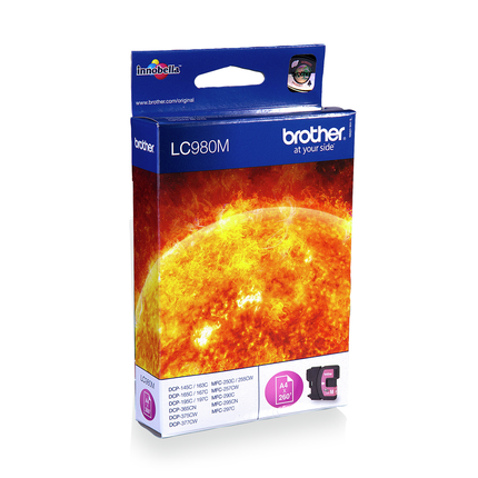 Brother Cartridge LC980 Rood