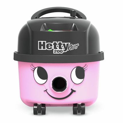 Numatic Stofzuiger Hetty Next HVN208-11 Roze + Parketborstel