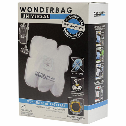 Rowenta Stofzuigerzakken Wonderbag Allergy 4 stuks
