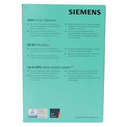 Siemens Stofzuigerzak Type G ALL 17003049