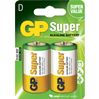 GP D 2 stuks Super Alkaline Batterij