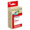 RecycleClub Cartridge compatible met Canon CLI-551 XL Geel