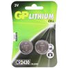GP CR2430 2 stuks Knoopcel Lithium Batterij