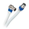 Hirschmann 4G Coax kabel (M) recht -(F) haaks 1,5m