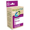 RecycleClub Cartridge compatible met  Brother LC-123 Rood