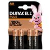 Duracell Plus 100% Alkaline  AA 4 Stuks