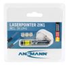 Ansmann zaklamp laserpointer 2 in 1