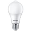 Philips LED Lamp E27 8W + sensor