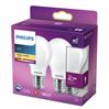 Philips LED Lamp E27 4,5W 2 stuks