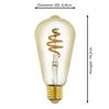 EGLO Connect-Z Zigbee Spiraal Filament LED Lamp E27 6 Watt 400Lm Edison