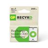 GP ReCyko 9V 200 mAh Oplaadbare NiMH Batterij