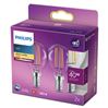 Philips LED Lamp E14 4,1W Kogel 2 stuks