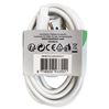 Musthavz laadkabel USB-A> Lightning 2 meter Wit