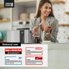 Lebenlang LBL9898 Reis Broodrooster - Toaster - RVS