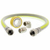 Scanpart Gasslang Aansluitset 75cm Rvs Flexibel PVC