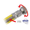 Scanpart Gasslang Aansluitset 75cm Rvs Flexibel PVC
