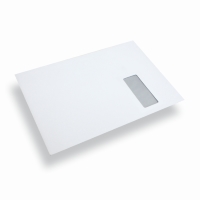 Paper Envelope Window Right A4/ C4 White