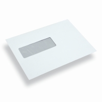 Paper Envelope Window Left A5/ C5 White