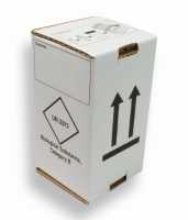 Box for Green DG container UN3373 (17 fl oz) White