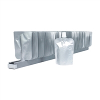 Spouted pouch on rail 135 mm Silver