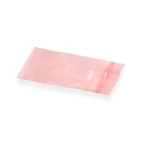 Antistatische gripzakken Pinkbag 75 mm x 125 mm Roze