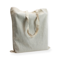 Cotton Carrier Bags 380 mm x 420 mm White