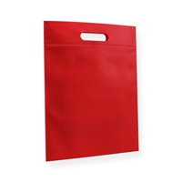 Uvævede bæreposer 300 mm x 400 mm Rød