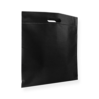 Non Woven Carrier Bags 400 mm x 450 mm Black