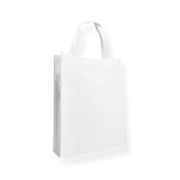 Non Woven Carrier Bags 310 mm x 410 mm White