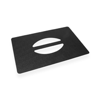 Handplaat voor MediCoolTainer EPP Sys3 180 mm x 300 mm Zwart