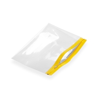 Re-closable wallets 250 mm x 170 mm Yellow