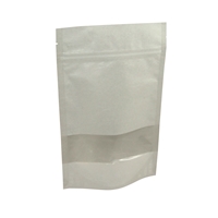 Stand up pouches rice paper 150 mm x 225 mm White