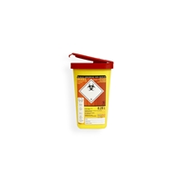 Daklapack-Safebox Needlecontainer MINI 0,25 ltr. 1.97 inch x 3.19 inch Yellow