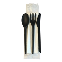 Cutlery and napkins