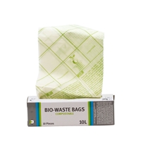 Compostable waste bags 10 L 430 mm x 440 mm Green
