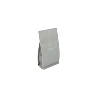 Boxpouch Grey LDPE with Valve 120 mm x 220 mm Gris