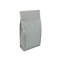 Boxpouch Grey LDPE with Valve 180 mm x 325 mm Grau