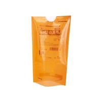 Medical Flat bag UV protected 7.87 inch x 15.75 inch Orange