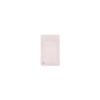 Recyclable Flat Bag with zipper 2.76 inch x 4.33 inch Pink