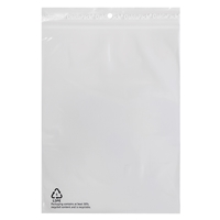 Recycled Gripbags 30% PCR 150 mm x 200 mm Transparent