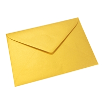 Enveloppes Papier Coloré A6/ C6 Or