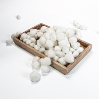 Boules de coton 0,9 gramme non stériles, 500 grammes par sac - 1 boîte = 7 sacs