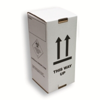 Pappkarton UN2814 für grüner Container 500ml Weiss