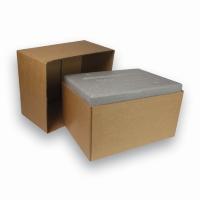 Kartonnen doos voor MonoTripleBox Bruin