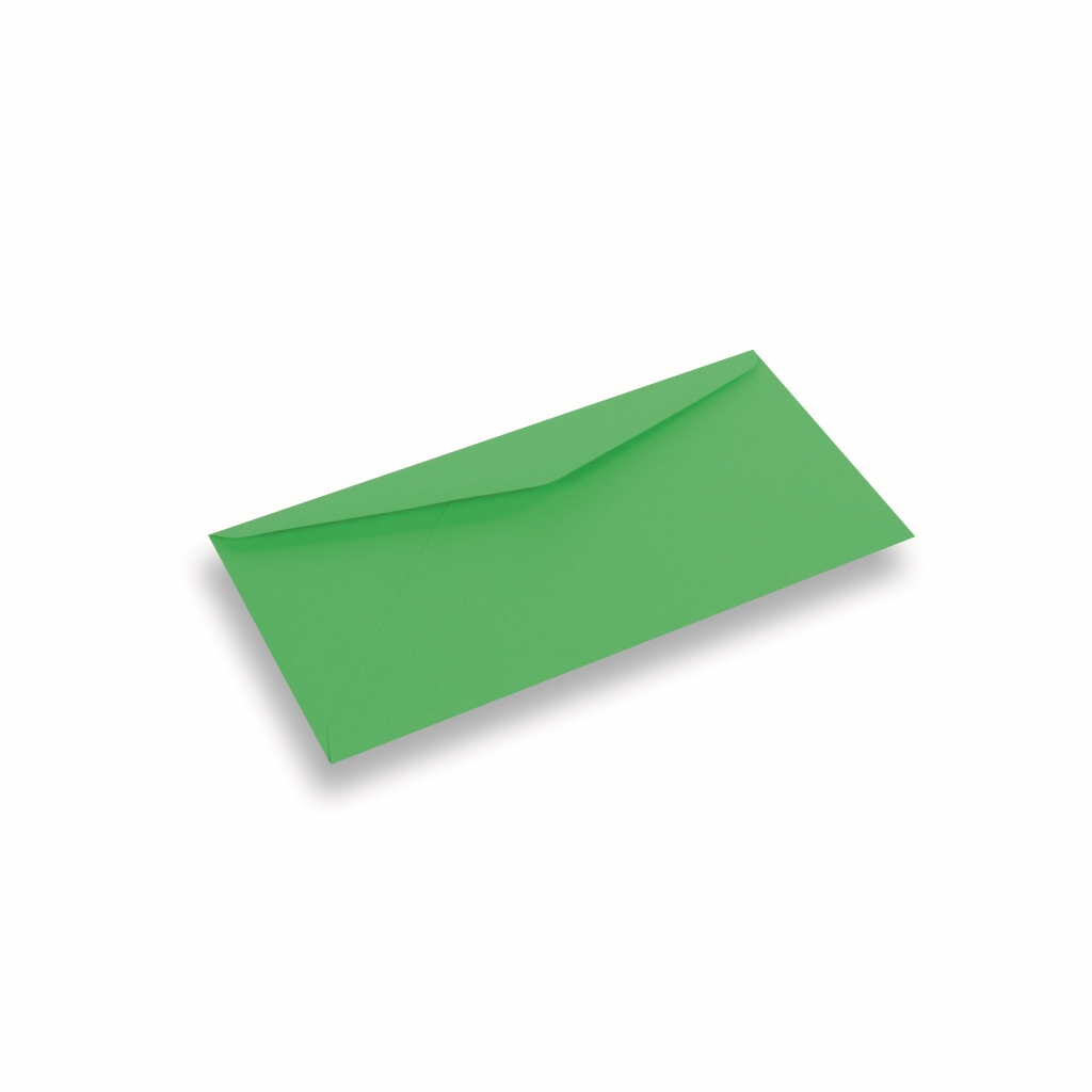 Farvet papir Konvolut DIN Long Grøn