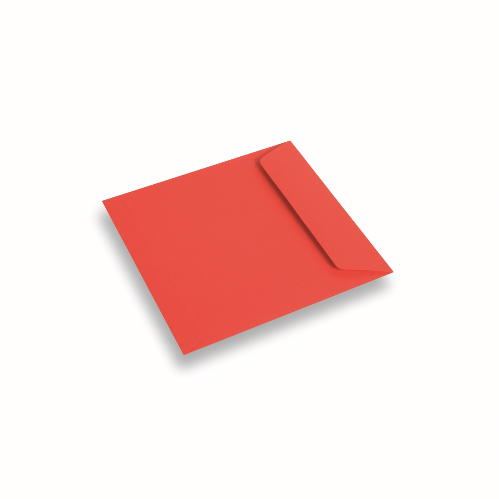 Farvet papir Konvolut Rød
