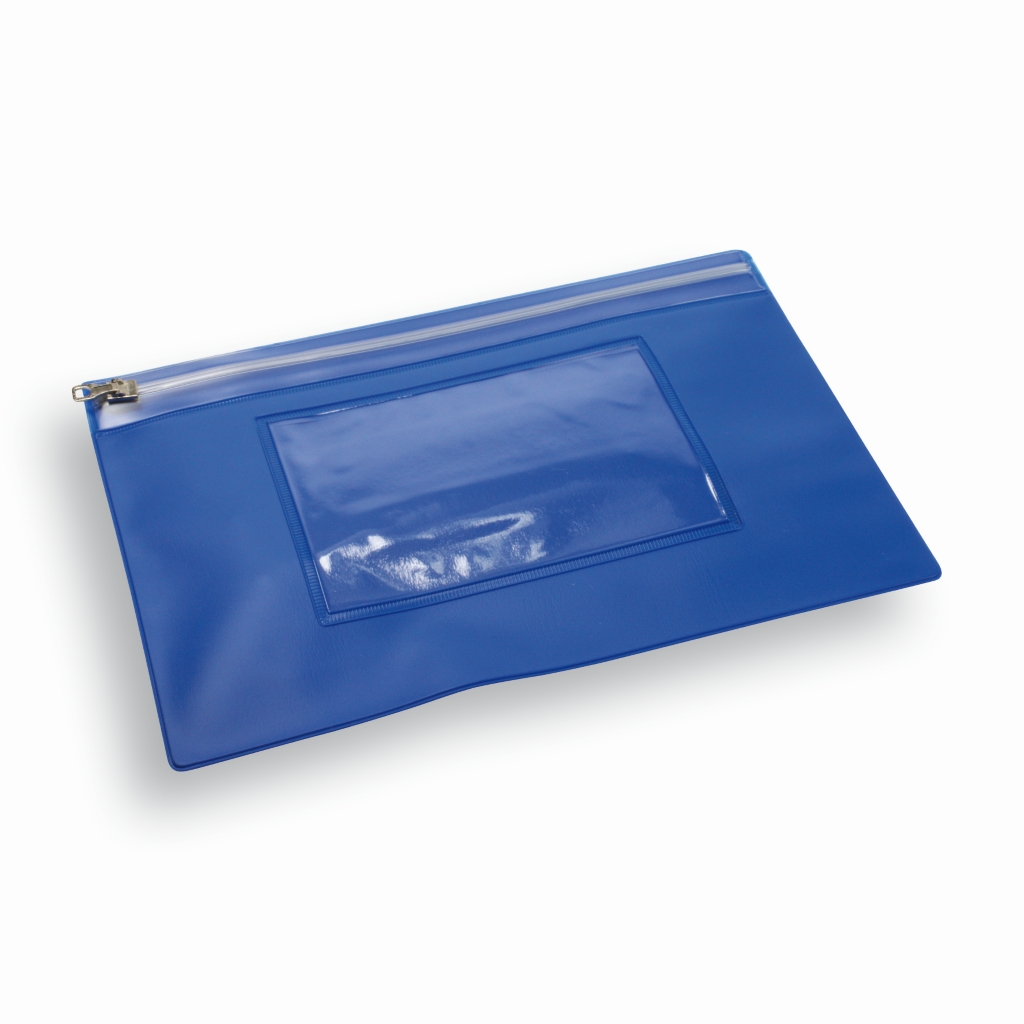 Pochette Médicale PVC 260 mm x 176 mm Bleu
