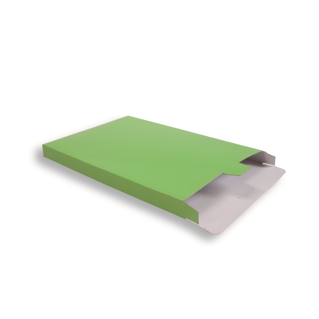 Boîte Carton pour Envoi Postal 350 mm x 240 mm Vert
