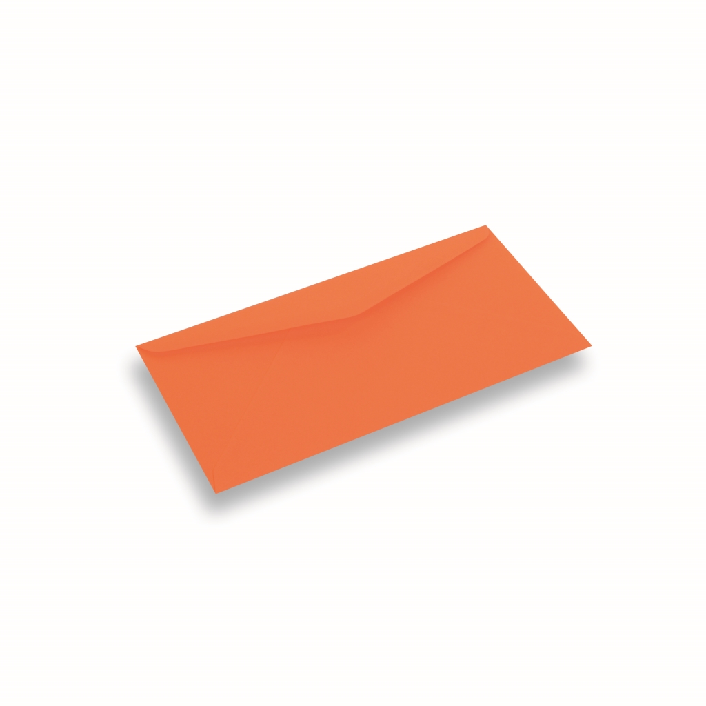 Farvet papir Konvolut DIN Long Orange